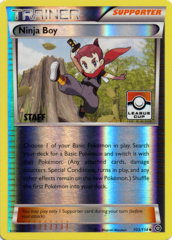 Ninja Boy 103/114 Reverse Holo League Stamp STAFF Promo - 2017 League Cup